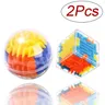 1-2Pc 3D Mini labirinto cubi magici Puzzle Speed Cubes Rolling Ball Magic Cubes labirinto giocattoli
