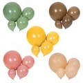 5/10/12/18 pollici Retro Sage Green Balloons Pink Coffee White Sand Latex Balloons compleanno