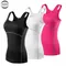 New Yoga Top donna Sexy Gym Sportswear Vest Fitness abbigliamento donna stretto camicia da corsa