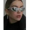 Steampunk occhiali da sole da donna occhiali da sole da donna Cyber Punk occhiali da sole occhiali