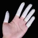 Set di culle per dita in gomma monouso in lattice da 100 pezzi guanti protettivi per le dita per lo