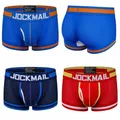 JOCKMAIL Classic Boxer Shorts maglia traspirante impiombatura cotone intimo uomo moda vita bassa