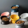 Ciotole per gatti rialzate cane di piccola taglia piatto per alimenti rialzato inclinato a 15 °