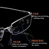 (Tto occhiali progressivi con lente multifocale lettura bifocale Glasse occhiali da vista Anti blu