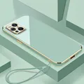 Custodia di placcatura quadrata di lusso per custodie OPPO Find X5 Pro oppo Find X3 Lite X3 Pro Find X2 Neo Protezione fotocamera Coperture posteriori per telefono