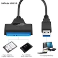 Cavo SATA a USB 3.0 2.0 Type-C fino a 6 Gbps per disco rigido SSD HDD esterno da 2,5 pollici Adattatore di trasferimento dati SATA 3 a 22 pin