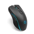 Mouse per computer ricaricabile Dual Mode Bluetooth + Mouse USB wireless 2.4Ghz Mouse da gioco ottico 2400 DPI Mouse da gioco per PC portatile