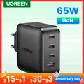 Ugreen 65W GaN caricabatterie Quick Charge 4.0 3.0 tipo C PD caricatore USB QC 4.0 3.0 caricatore