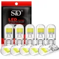 2 pz T10 W5W LED Canbus 2SMD COB lampadina 194 168 LED auto interni mappa luci a cupola luce di parcheggio 12V bianco rosso blu verde rosa