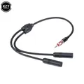 Adattatore per cavo per antenna per auto Cavo di prolunga per splitter per antenna radio da 1 a 2 Soddisfa più esigenze di connettività Antenna per auto
