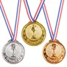 Medaglia premio in bronzo argento oro vincitore premio concorso di calcio premi medaglia premio per