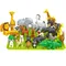 Duploes Bulk Big Size Building Blocks Animali Animali Domestici Tigre Panda Conigli Leone Delfino