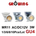 LED Mini COB Spotlight MR11 GU4 12V 24V 3W luce bianca calda ad alta luce adatta per cucina den