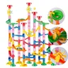Marble Run Race Track Building Blocks Kids 3D Maze Ball Roll Toy DIY Marble Run Race Coaster Set