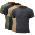MEGE Men Tactical T Shirt 2 Pcs Army Military manica corta Cool O-neck Quick-Dry gym T Shirt uomo