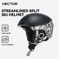 Casco da sci vettoriale uomo donna rimovibile anticollisione Streamline Split casco da sci sci