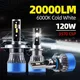 TEENRAM H4 LED H7 Faro per auto 20000LM CSP Chip LED H1 H11 H8 H9 9005 HB3 9006 HB4 120W 6000K Lampada Lampadina Turbo Fendinebbia 12V 24V