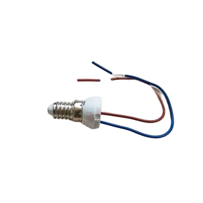 E14 E27 portalampada di alimentazione al piombo 220V E14 E27 portalampada a vite con portalampada in plastica a filo per la modifica dell'illuminazione in cristallo portalamparas e27 portalamparas