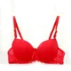 Nero Rosso Pizzo Del Reggiseno Delle Donne Della Biancheria Intima Delle Donne Super-Reggiseno Push