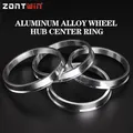 4 pezzi in lega di alluminio per auto mozzo ruota anelli centrali foro centrale 73.1-57.1 66.6-57.1 73.1-60.1 73.1-67.1 67.1-60.1 73.1-56.1 73.1-54