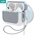 Custodia ESR per AirPods Pro 2 con cordino compatibile con Airpods Pro 2023/2022/2019 Cover MagSafe (USB-C/Cavo Lightning)