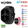 Wonlex Smart Watch Kids 4G SOS GPS orologio da polso Whatsapp KT19Pro Android8.1 con videocamera per