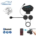 Kebidumei BT12 moto Bluetooth 5.0 casco auricolare auricolare Wireless Kit di chiamata vivavoce