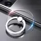 Supporto per anello da dito trasparente supporto per telefono con anello di diamanti per accessorio per supporto per telefono girevole con impugnatura per cellulare