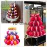 Macarons a 4/6 strati Display Tower Wedding fondente Cake Decorating Supplies PVC Macaron Tower