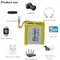 Baby Monitor 3.7V 750mAh 503337 batteria al litio polimerica per Mp3 Mp4 Smart Watch Speaker