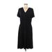 Lands' End Casual Dress: Black Dresses - Women's Size Medium