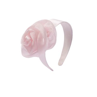 Women's Rosette Headband by ELOQUII in Crystal Pink (Size NO SIZE)