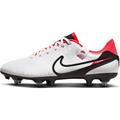 NIKE Men's Legend 10 Academy Sg-pro Ac Low, White Black Bright Crimson, 9 UK