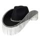 Western Rhinestone Fringe Cowboy Hat - Sparkly Cowgirl Rhinestone Tassels Bride Hat for Wedding Music Costume Party, Black-b, M-L