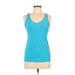 VSX Sport Active Tank Top: Teal Activewear - Women's Size Medium