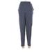 Lands' End Active Pants - High Rise: Blue Activewear - Women's Size Large