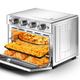 Geek Chef 6 Slice 26QT 3 Rack Air Fryer Over Stainless Steel in Gray | 13.18 H x 16.14 W x 16.92 D in | Wayfair W100280956