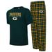 NFL Men's Arctic 2-Piece Sleep Set (Size S) Green Bay Packers, Cotton,Polyester,Rayon