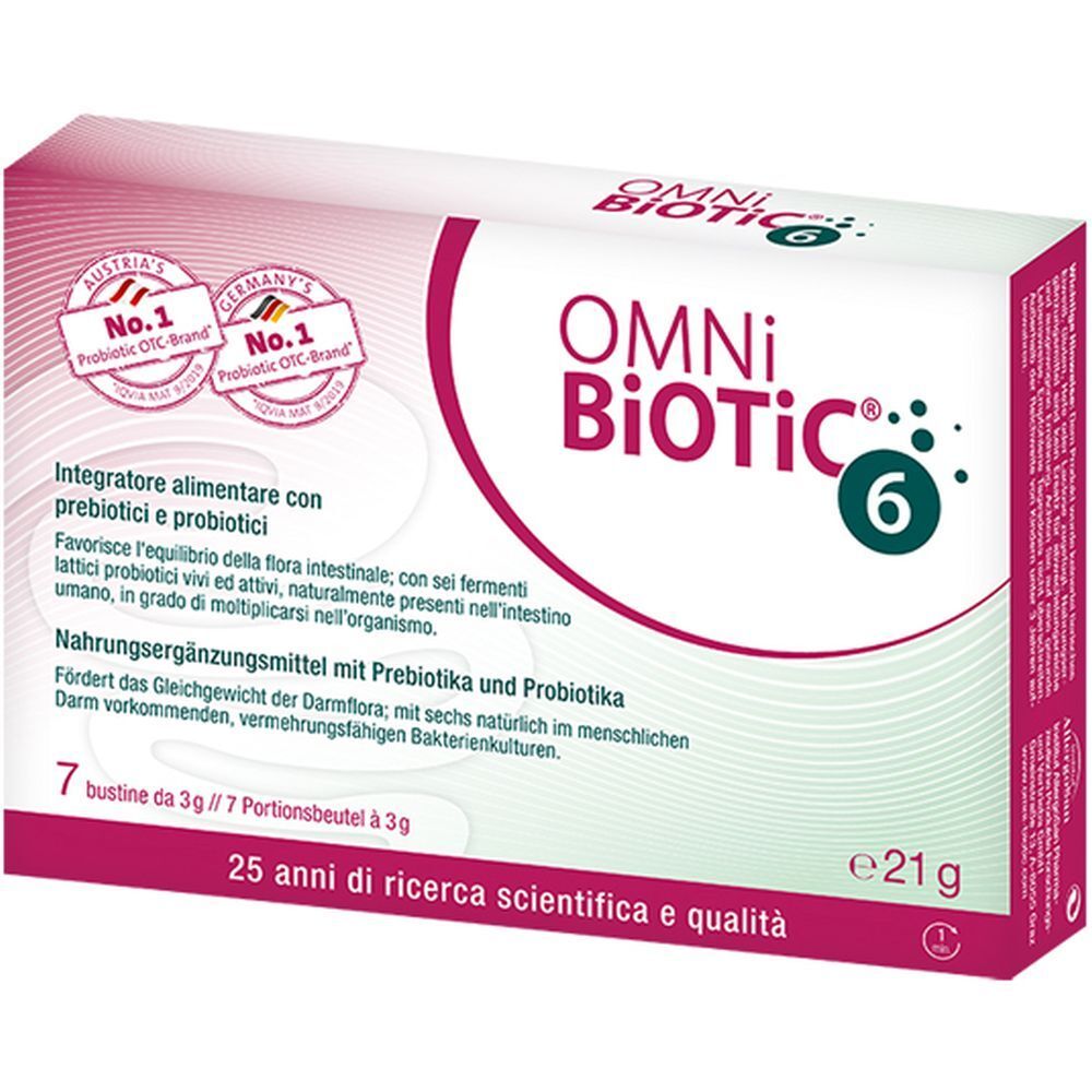 Omni Biotic 6 Polvere 7 Bustine Da 3 G 21 g