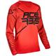 Acerbis MX J-Kid 5 Kinder Motocross Jersey, schwarz-rot, Größe 2XL