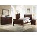 Lillie 3 Piece Cherry Sleigh Bedroom Set