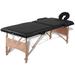 vidaXL Massage Table Portable Massage Bed Salon Therapy Beauty Table 2 Zones