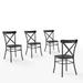 Crosley Camille 4-Piece Metal Dining Chair Set- 4 Chairs