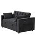 55 inch Multi-Functional Sleeper Sofa Bed with Adjustable Backrest, Pull Out Sleeper Couch with Cup Holders and USB Ports