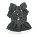 Duixinghas Lace Bow Pet Dress Stylish Elegant Pet Dress with Traction Ring Flying Sleeves Bow Headpiece Faux Pearl Pendant Decor Cat Dog Princess Dress Pet