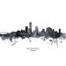 Milwaukee Wisconsin Skyline Poster Print - Michael Tompsett (36 x 24)