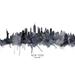 New York City Skyline Poster Print - Michael Tompsett (36 x 24)