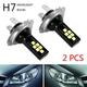 2 X H7 CREE LED SMD 120W Super Bright Headlight Headlamp Fog Light Bulbs LD1849