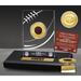 Highland Mint San Francisco 49ers Game-Used Football Bronze Coin Desk Top Display