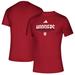 Men's adidas Red Indiana Hoosiers Sideline Creator T-Shirt